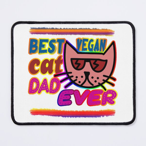 Item preview, best vegan cat dad ever designed and sold by ESAMSTORE.
