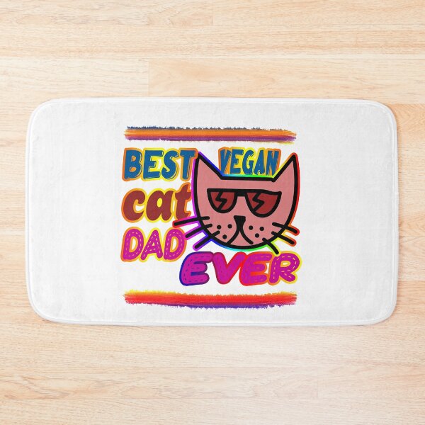 Item preview, best vegan cat dad ever designed and sold by ESAMSTORE.