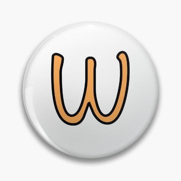 Item preview, Marigold Lowercase Letter w designed and sold by UrsulaFashion.