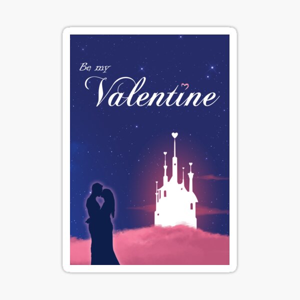 Be my Valentine Sticker