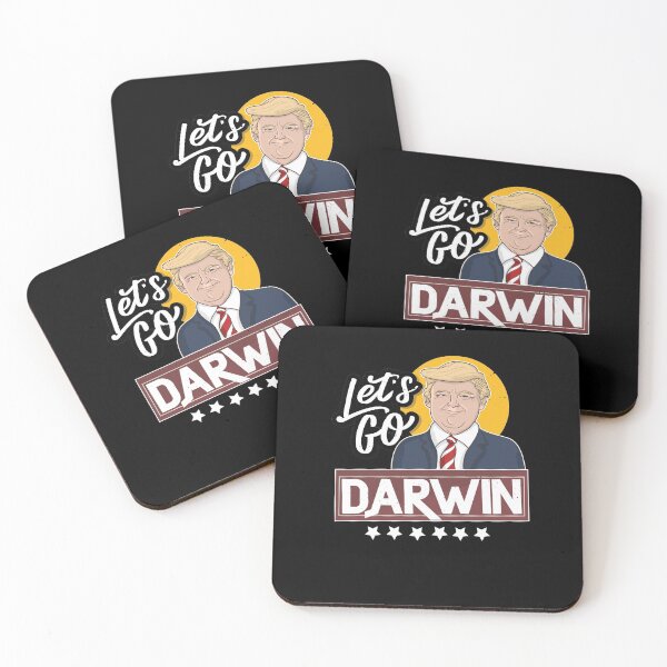 Item preview, Funny Lets Go Darwin Usa Flag Vintage Trump Political Memes designed and sold by MadrigueraSM-.