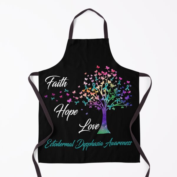 Item preview, Ribbon Tree Faith Hope Love Ectodermal Dysphasia Awareness designed and sold by Tadmab.