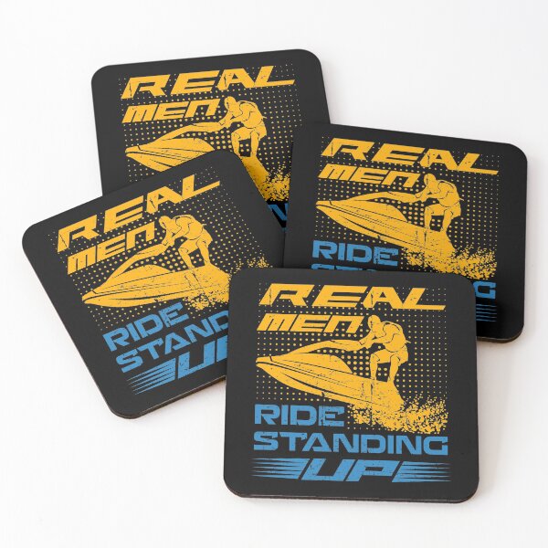 Item preview, real men ride standing up designed and sold by GetLeaux.