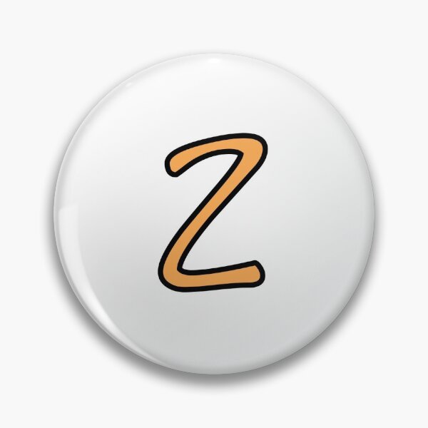 Item preview, Marigold Lowercase Letter z designed and sold by UrsulaFashion.