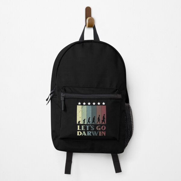 Item preview, Sarcastic Lets Go Darwin American Flag Usa Retro Evolution designed and sold by MadrigueraSM-.