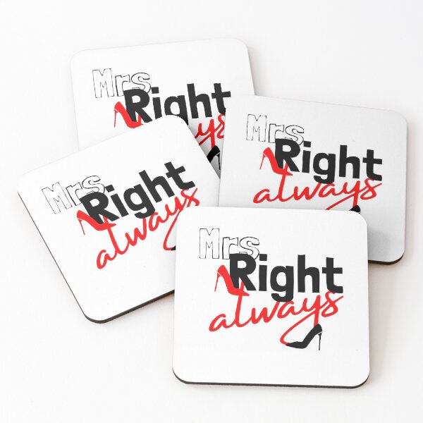 Item preview, Mrs. right funny valentine 2022 gift for her designed and sold by reka88.
