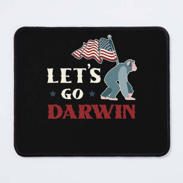 Item preview, Sarcastic Lets Go Darwin American Usa Flag Retro Evolution designed and sold by MadrigueraSM-.