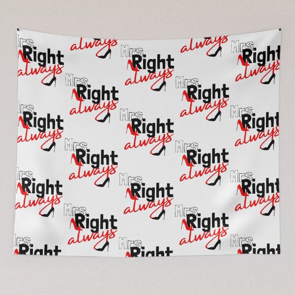 Item preview, Mrs. right funny valentine 2022 gift for her designed and sold by reka88.