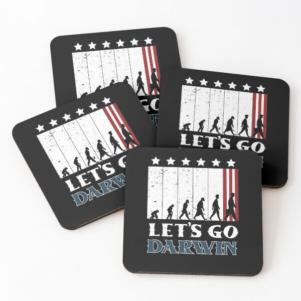 Item preview, Sarcastic Lets Go Darwin Funny Usa Flag Vintage Evolution designed and sold by MadrigueraSM-.