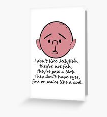 Karl Pilkington Greeting Card