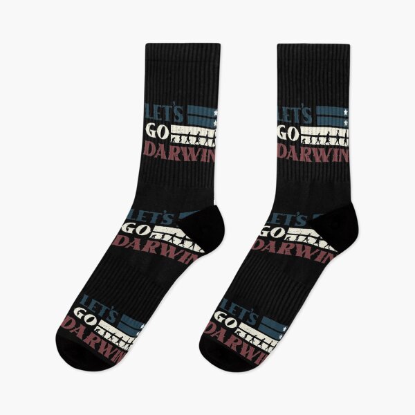 Item preview, Sarcastic Lets Go Darwin Usa American Flag Retro Evolution designed and sold by MadrigueraSM-.