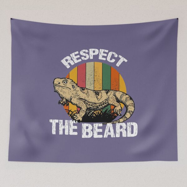 Item preview, Respect The Beard Dragon Reptile designed and sold by GetLeaux.