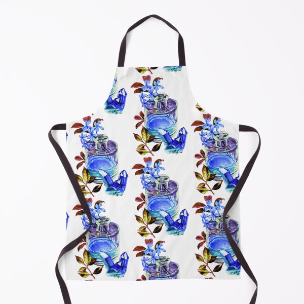 Item preview, Blue flowers in glass vase painting -Art designed and sold by LukjanovArt.