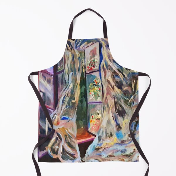 Item preview, Curtain in the wind,Sunny, Open window painting designed and sold by Fragrance7.