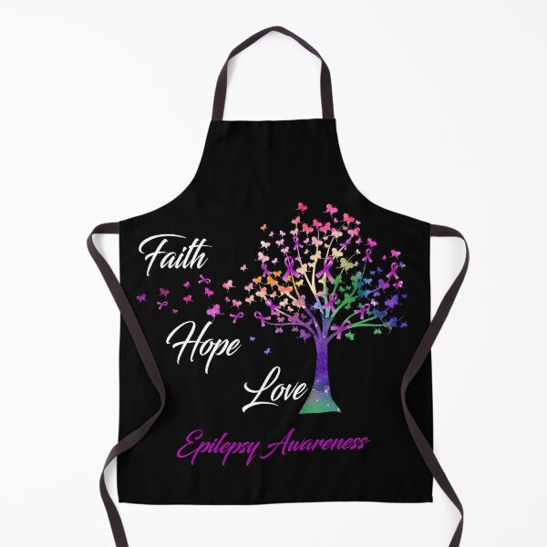 Item preview, Ribbon Tree Faith Hope Love Epilepsy Awareness designed and sold by Tadmab.