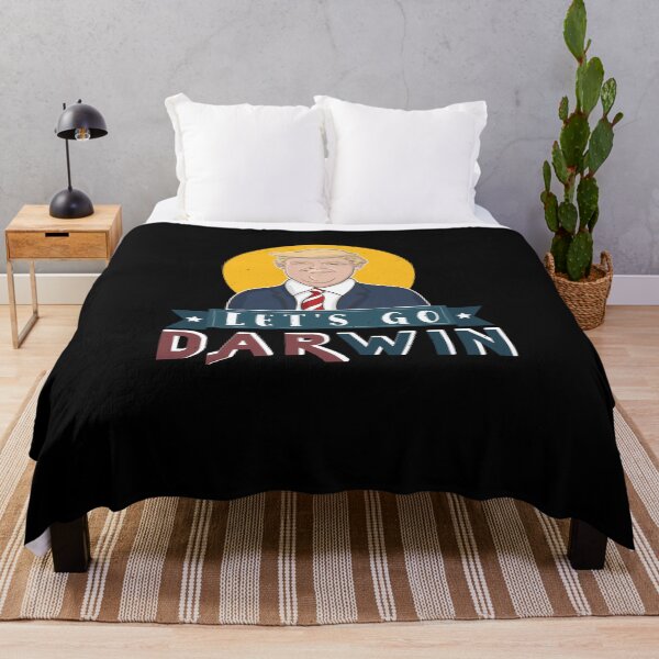 Item preview, Sarcastic Trump Lets Go Darwin Usa Flag Vintage Political designed and sold by MadrigueraSM-.