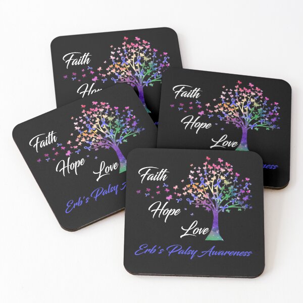 Item preview, Ribbon Tree Faith Hope Love Erb's Palsy Awareness designed and sold by Tadmab.