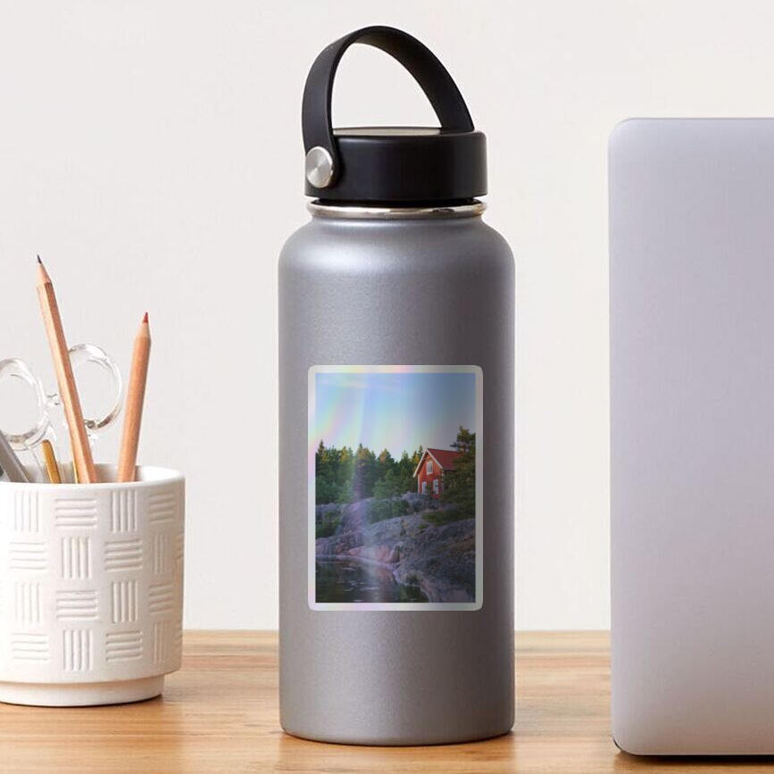 Item preview, Holographic Sticker designed and sold by wolfhourphoto.