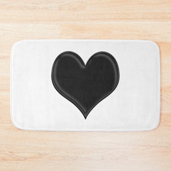 Item preview, Black Metallic Heart designed and sold by Lisa Thomas.