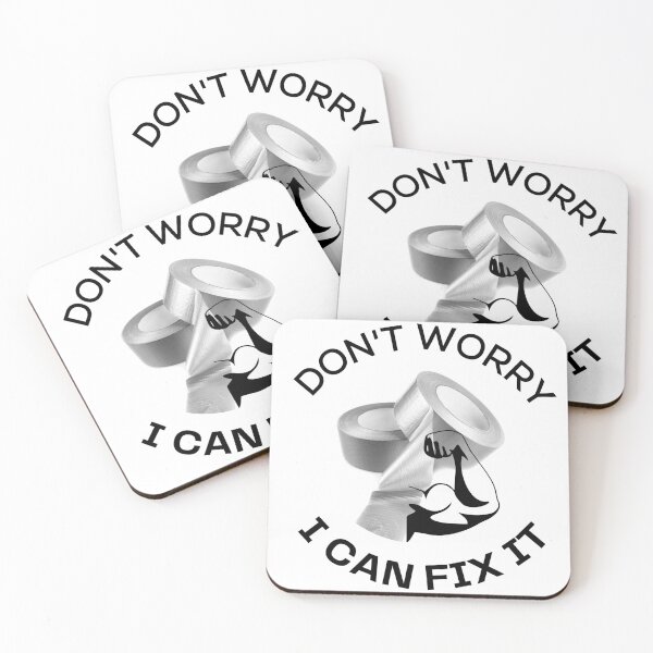 Item preview, Dont worry I can fix it.  funny duct tape, DIY gift designed and sold by BronikowskiART.