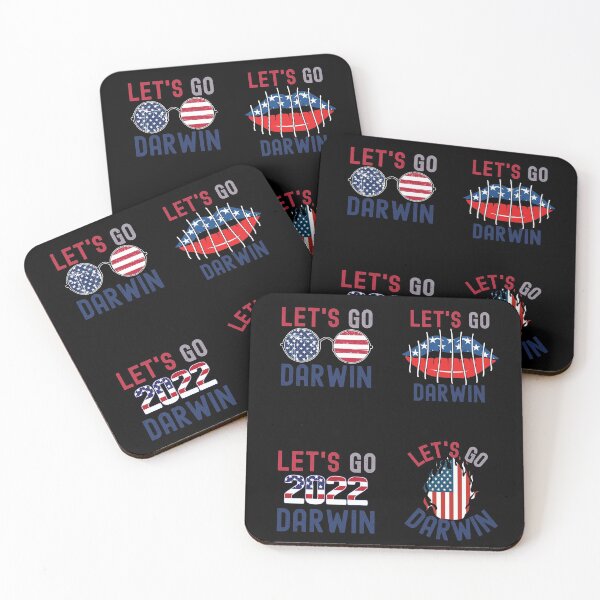 Item preview, Funny Let's Go Darwin 2020 American flag sticker pack gifts designed and sold by fra02.