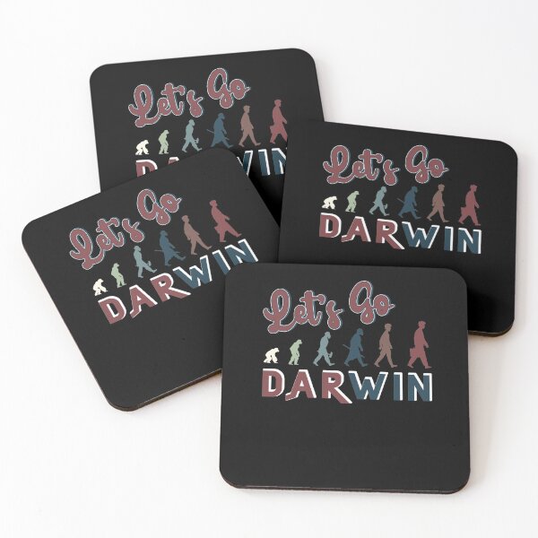 Item preview, Funny Lets Go Darwin Usa Flag Vintage Political Evolution designed and sold by MadrigueraSM-.