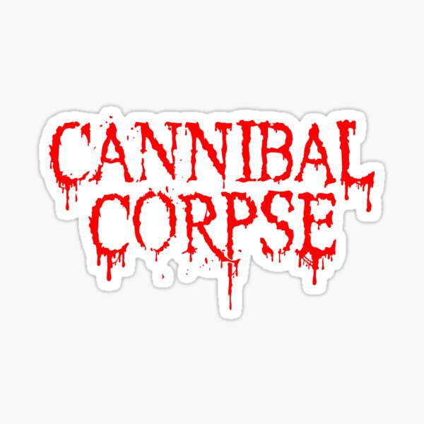 Cannibal Corpse Logo Sticker