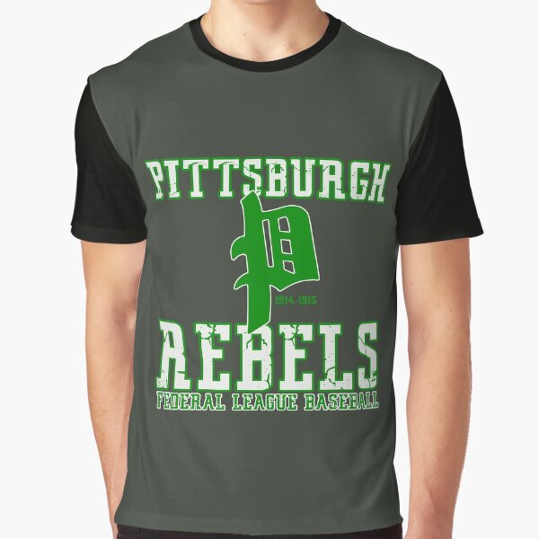 Vista previa del artículo con la obra «Pittsburgh Rebels (equipo desaparecido)», diseñado y vendido por YesterTeams.