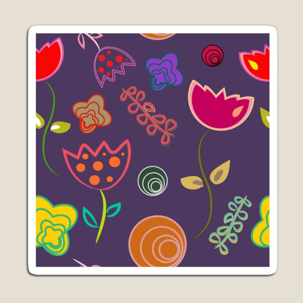 Artikelvorschau, Grafische Sommerblumen entworfen und verkauft von DesignNIO.