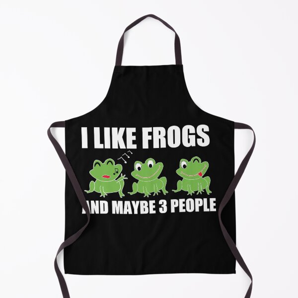 Item preview, Cute 3 FrogS Design For FROGS Lover I LIKE FROGS AND MAYBE 3 PEOPLE designed and sold by ART-SOUF.
