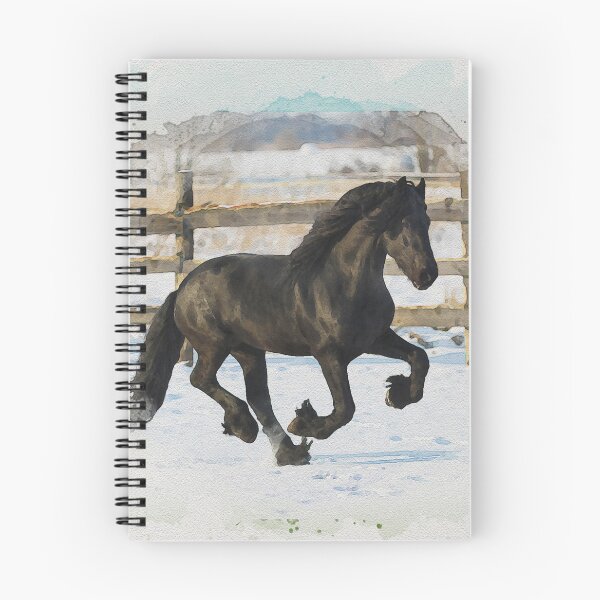 Item preview, Friesian in Flight designed and sold by horseymj1.