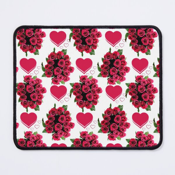 Item preview, Cute Flowers With Hearts- Roses Pattern designed and sold by AmeliaStore1.