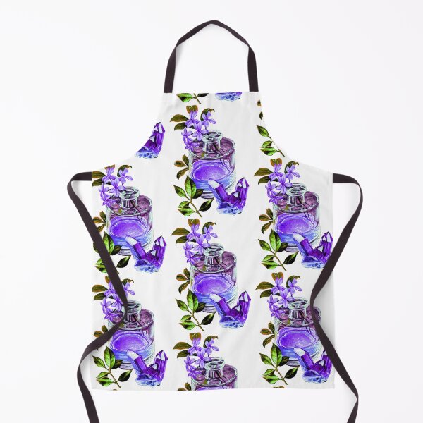 Item preview, Flowers in a glass bottle and quartz - Artwork designed and sold by LukjanovArt.