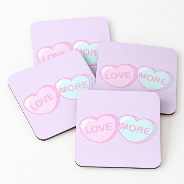 Item preview, Love More Candy Hearts designed and sold by Mizzfiend.
