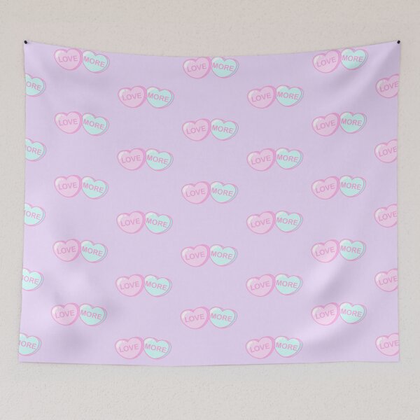 Item preview, Love More Candy Hearts designed and sold by Mizzfiend.