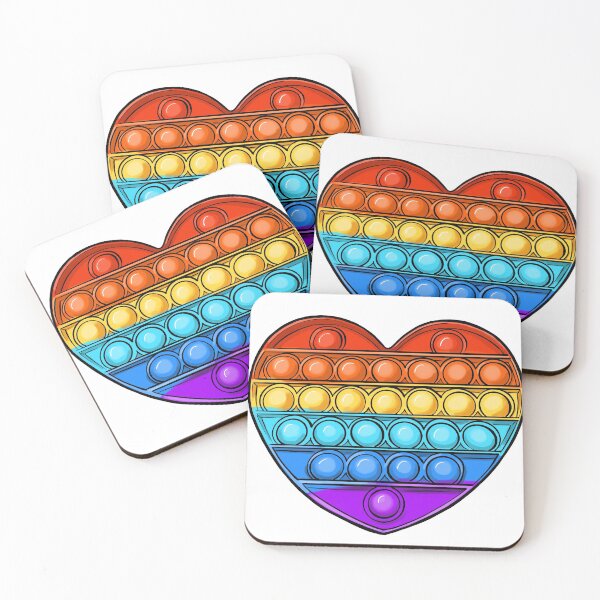 Item preview, Pop It - Fidget - Heart designed and sold by Ketrinartistka.