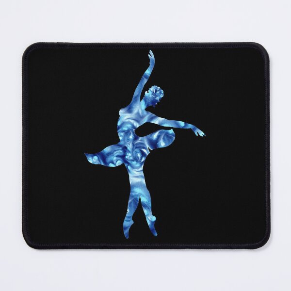 Item preview, Lapis Blue Ballerina Silhouette Watercolor Painting  designed and sold by Irina Sztukowski.