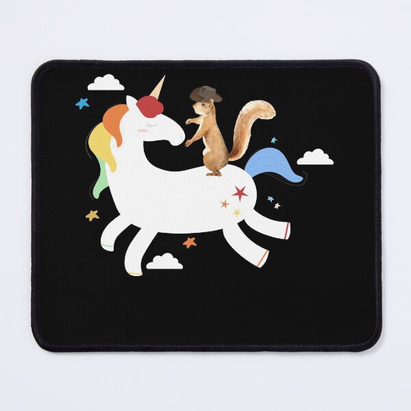 Item preview, Funny unicorn Quote cowboy squirrel riding unicorn in space Cool squirrel riding unicorn designed and sold by justbegreat ★★★★★.