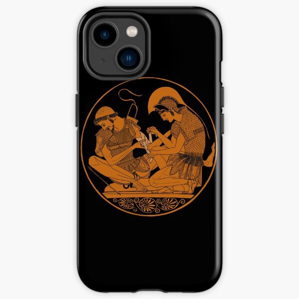 Achilles taking care of Patroklos iPhone Tough Case