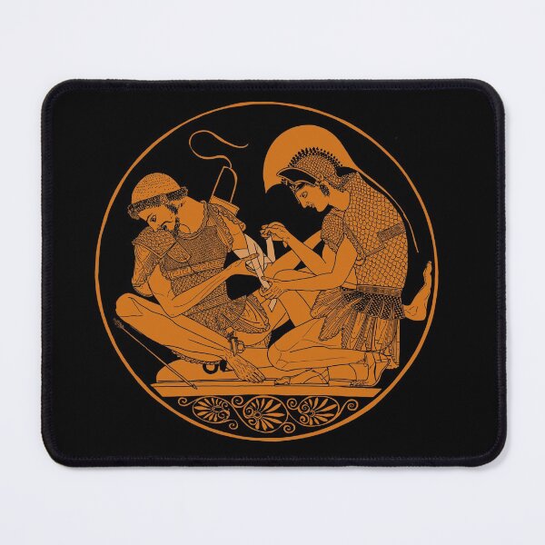 Item preview, Achilles taking care of Patroklos designed and sold by Hellenistic History.