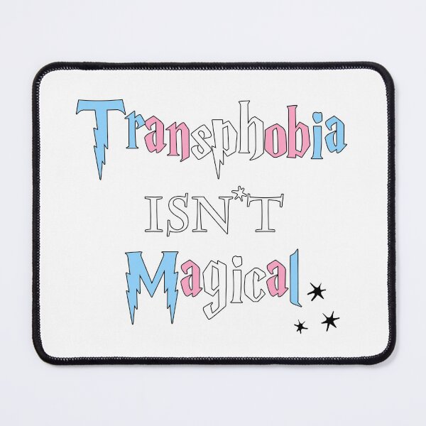 Item preview, Transphobia isn't Magical - outlined designed and sold by Vexic929.