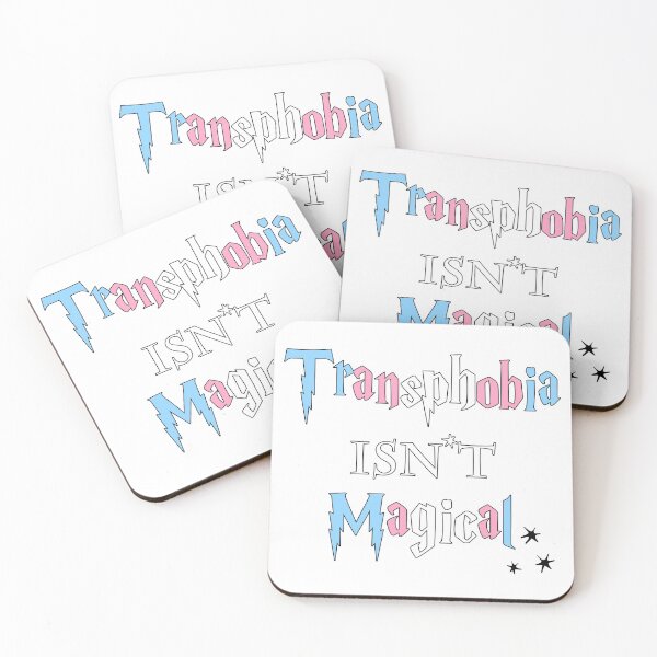 Item preview, Transphobia isn't Magical - outlined designed and sold by Vexic929.