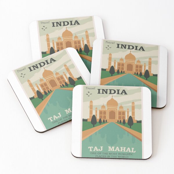 Item preview, Vintage India Travel Poster designed and sold by WeeMonkey.