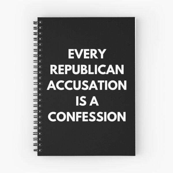 Item preview, Toda acusación republicana es una confesión designed and sold by Giovanni's Brown Quotes.