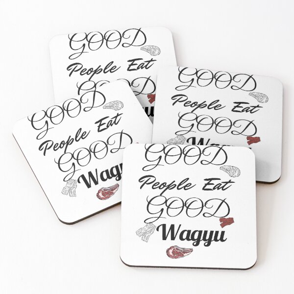 Item preview, Good People Eat Good Wagyu : funny Wagyu quotes designed and sold by Miaberzo.