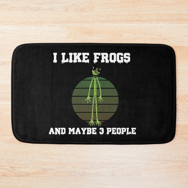 Item preview, Cute 3 FrogS Design For FROGS Lover I LIKE FROGS AND MAYBE 3 PEOPLE designed and sold by ART-SOUF.