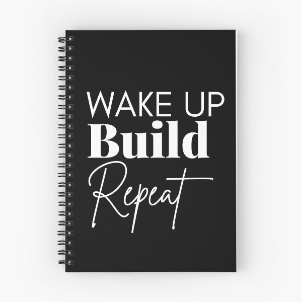 Item preview, WAKE UP Build Repeat designed and sold by successmom.