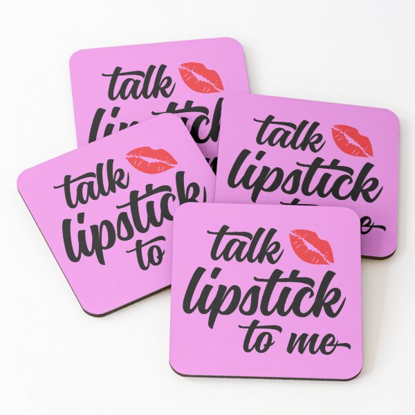 Item preview, Talk Lipstick To Me Makeup Artist, Makeup Quote, Makeup Lover, Funny Girls Sayings designed and sold by DesignHouse07.