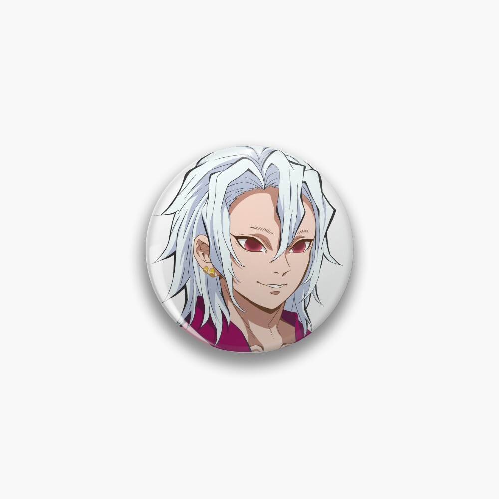 Tengen Uzui Hair Down" Pin for Sale by Kissed-by-fire | Redbubble