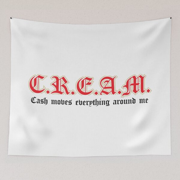 Item preview, CREAM - CASH MOVES EVERYTHING AROUND ME designed and sold by estudio3e.